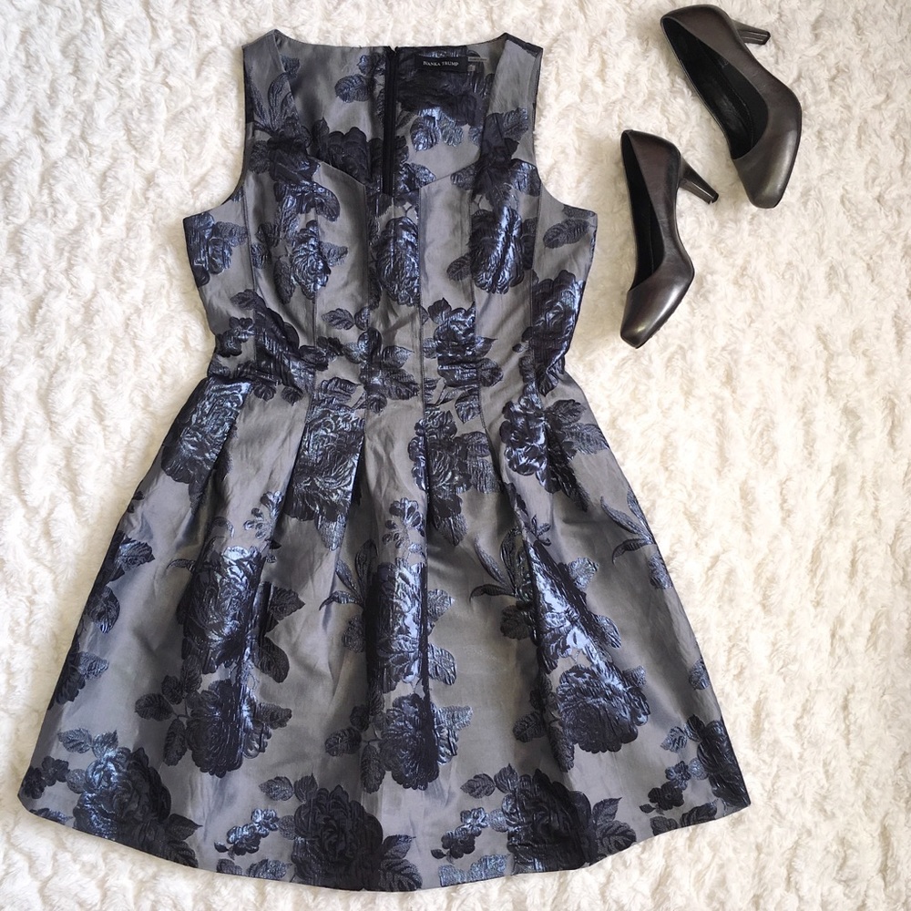 Ivanka Trump Gray Formal Dress